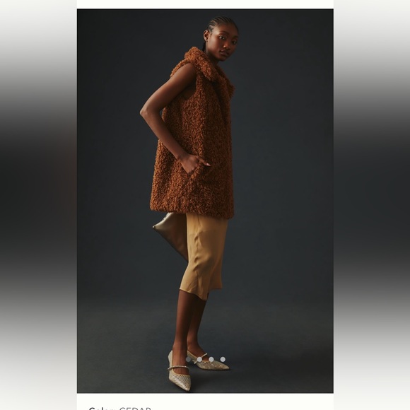 Anthro NVLT teddy vest - Picture 3 of 8